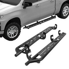 Running Boards Side Step Nerf Bars For 2007-2018 Silverado/Sierra 1500 Crew Cab