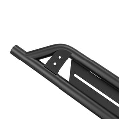 Black Running Boards Side Step Nerf Bars For 2019-2024 Ram 1500 Crew Cab