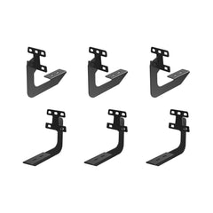 Black Running Boards Side Step Nerf Bars For 2019-2024 Ram 1500 Crew Cab