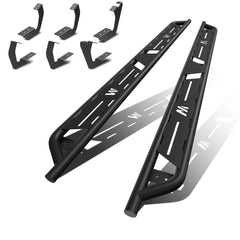 7" Running Boards Side Steps Nerf Bars For 2007-2021 Toyota Tundra Crew Max Cab 4-Door