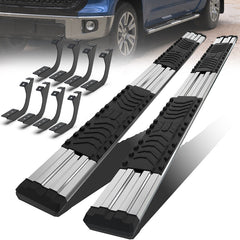 6" Running Boards Nerf Bar Side Steps For 2007-2018 Toyota Tundra Crew Max Cab