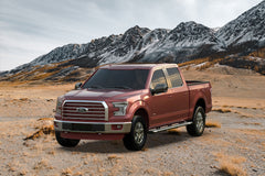 5" Running Board Nerf Bar Side Steps Assembly For 2004-2014 Ford F150 Super Crew Cab