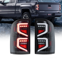 LED Tail Lights Rear Lamps For 2014-2018 GMC Sierra 1500 2500 3500 w/Startup Light