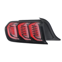 Black Housing Smoke Lens LED Tail Lights Assembly For 2015-2021 Ford Mustang 2pcs