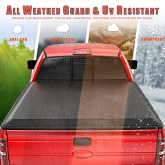 6FT Soft Roll-Up Tonneau Cover For 1994-2003 Chevy S10 GMC Sonoma S15 Truck Bed