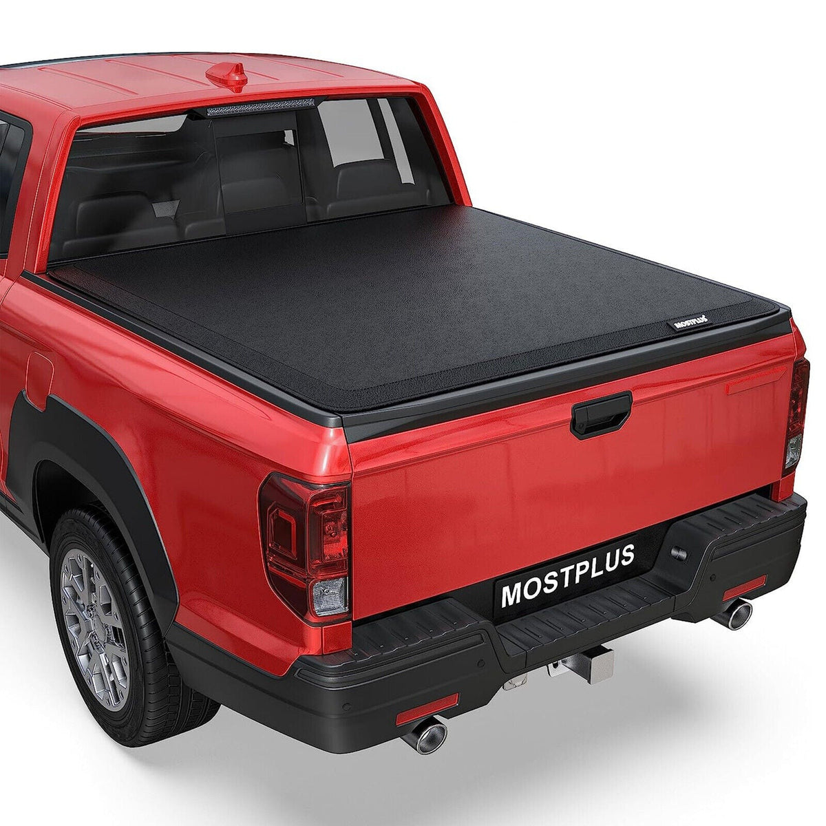 5FT Soft Roll Up Tonneau Cover For 2017-2024 Honda Ridgeline Truck Bed