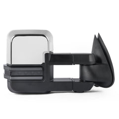 Chrome Power Heated Tow Mirrors For 2003-2006 GMC Sierra Chevy Silverado 1500 2500 2pcs