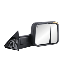 Black Power Heated Tow Mirrors w/ Led Turn Light For 1998-2001 Dodge Ram 1500 2500 3500