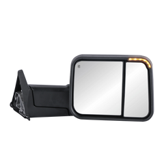 Chrome Power Heated Tow Mirrors w/Led Turn Light For 1998-2001 Dodge Ram 1500 2500 3500 2pcs