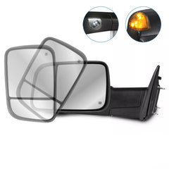 Driver Side Power Heated Tow Mirror w/ TEMP Sensor For 2009-2018 Dodge Ram 1500