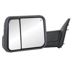 Chrome Power Heated Towing Mirrors w/ Temp Sensor Puddle Light For 2009-2018 Ram 1500 2500 3500 2pcs