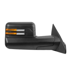 Black Power Heated Flip Up Tow Mirrors For 2019-2022 Ram 1500 2pcs