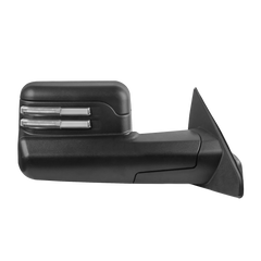 Black Power Heated Flip Up Tow Mirrors For 2019-2022 Ram 1500 2pcs