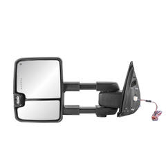 Black Power Heated Tow Mirror w/Sequential Turn Signal For 2009-2018 Dodge Ram 1500 (Set of 2)