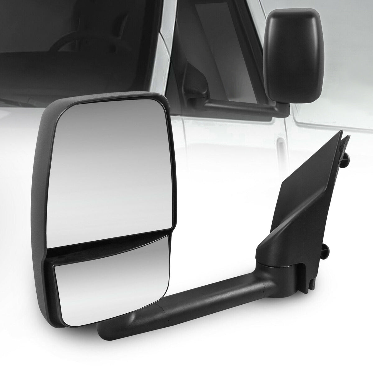 Manual Folding Tow Mirror For 2003-2017 Chevy Express GMC Savana 1500 2500 3500 Driver/Left Side Only