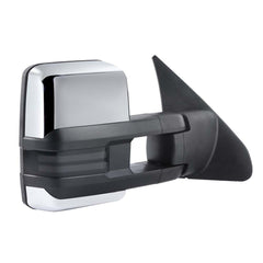 Chrome Power Heated Switchback Tow Mirrors For 2007-2017 Tundra 2008-2017 Sequoia (Set of 2)