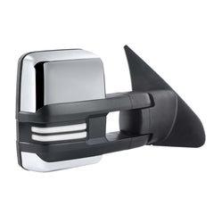 Chrome Power Heated Switchback Tow Mirrors For 2007-2017 Tundra 2008-2017 Sequoia (Set of 2)