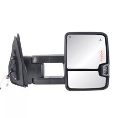 Black Power Folding Switchback Tow Mirrors For 2007-2021 Toyota Tundra 2008-2017 Sequoia (Set of 2)