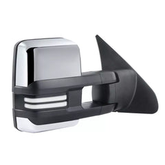 Chrome Power Folding Switchback Tow Mirrors For 2008-2017 Toyota Sequoia 2007-2021 Tundra (Set of 2)