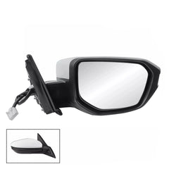 Passenger Side Manual Fold Heated Mirror For 2016-2019 Honda Civic Power Glass