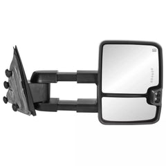 White Painted Power Heated Tow Mirrors For 2014-2018 Silverado 1500 2500HD 3500HD (Set of 2)