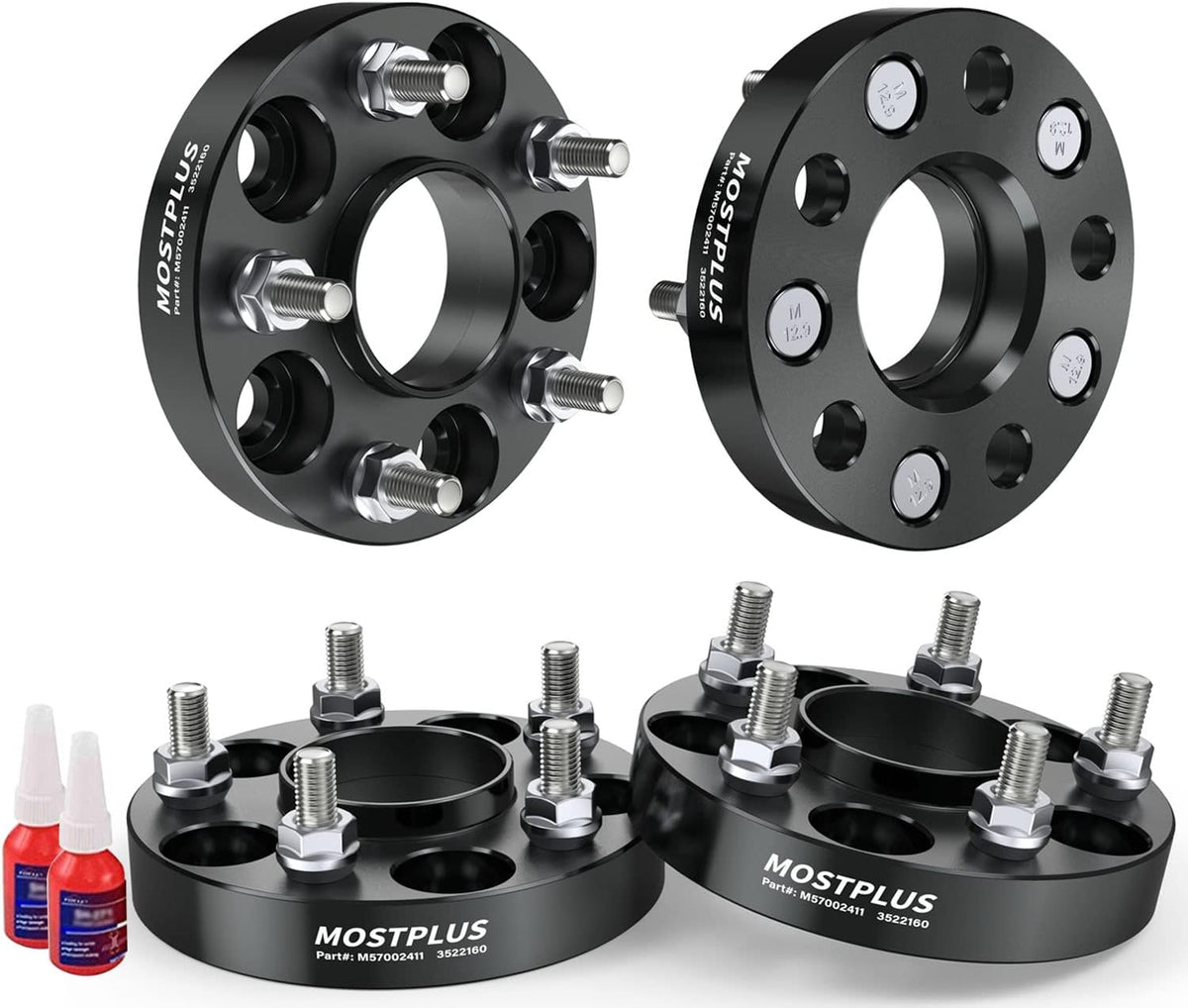 1" Thickness Wheel Spacers 5x4.5" For Nissan Altima Maxima Infiniti FX35 J30 M37 Q60 (Set of 4)