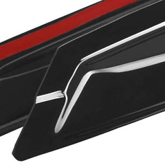 Tinted Window Visor Rain Guard For 2013-2017 Honda Accord 4-Door JDM Wavy Mugen Style