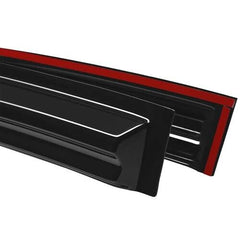 Tinted Window Visor Rain Guard For 2013-2017 Honda Accord 4-Door JDM Wavy Mugen Style