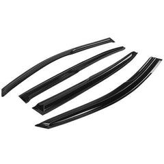 Tinted Window Visor Rain Guard For 2013-2017 Honda Accord 4-Door JDM Wavy Mugen Style