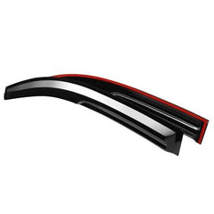 Tinted Window Visor Rain Guard For 2013-2017 Honda Accord 4-Door JDM Wavy Mugen Style