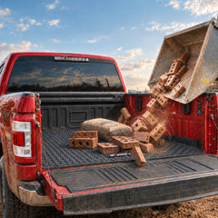 5FT Truck Bed Mat For 2020-2026 Jeep Gladiator Overland 4X4, All-Weather Heavy Duty Unique Pattern Design Rubber Truck Bed Liner