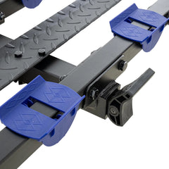 Foldable Tilt Design Bike Hitch Rack w/Ramp, 2" Receiver, 170 LBS For 5" Fat Tire SUVs, Trucks & RVs