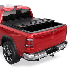 3-Fold 5.7FT Hard Tonneau Cover For 2009-2025 Dodge Ram 1500 Inclu. Classic & New Body Fleetside (for Models w/o Ram Box) Aluminum Truck Bed