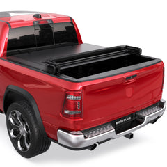 6.4/6.5FT Soft Quad-Fold Tonneau Cover For 2002-2025 Dodge Ram 1500 (Inclu. Classic & New Body) / 2003-2025 Ram 2500 3500 Truck Bed (w/o RamBox)