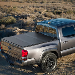 5FT 3-Fold Fiberglass Hard Tonneau Cover For 2024-2025 Toyota Tacoma Truck Bed