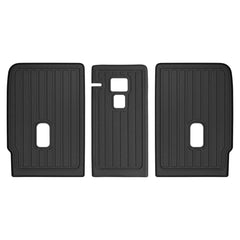 All Weather Floor Mats For 2025 2026 Tesla Model Y Juniper, Odorless Waterproof TPE Floor Liners Full Set with Cargo Trunk & Backrest Mats (Standard 5-Seat Only)
