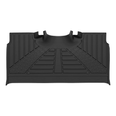 All Weather Floor Mats For 2025-2026 Ram 1500 Crew Cab with Rear Under-Seat Factory Storage Bucket Seat, TPE Durable Floor Liners