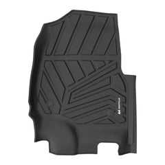 All Weather Floor Mats For 2017-2026 Ford F250 F350 F450 F550 Super Duty Crew Cab (Rear W/Fold-Flat Storage), TPE Custom Fit 1st & 2nd Row Floor Liners