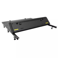 5FT 4-Fold Flush-Mount FRP Hard Tonneau Cover For 2016-2023 Toyota Tacoma Truck Bed Low-Profile Style