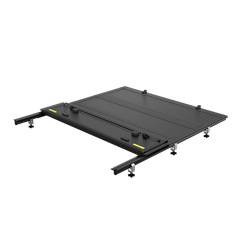 5FT 4-Fold Flush-Mount FRP Hard Tonneau Cover For 2024 Toyota Tacoma Truck Bed Low-Profile Style