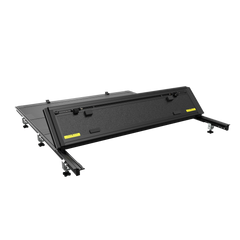 5FT 4-Fold Flush-Mount FRP Hard Tonneau Cover For 2024 Toyota Tacoma Truck Bed Low-Profile Style