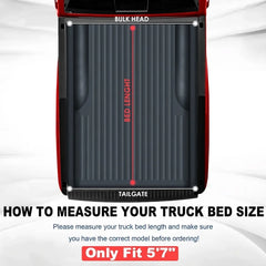 5.7FT Hard Retractable Tonneau Cover For 2019-2026 Ram 1500 New Body Crew Cab (w/o RamBox), Aluminum Low-Profile Style Retractable Truck Bed Cover