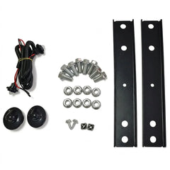 Black Steel Rear Step Bumper For 1999-2007 Ford F-250 F-350 w/ Park Assist Holes