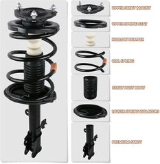 4x Front & Rear Shock Struts with Spring For 1993-2002 TOYOTA COROLLA