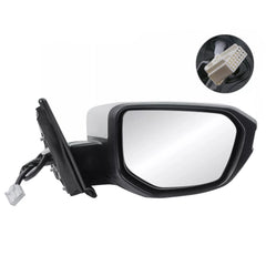 Driver Side Manual Fold Power Heated Mirror For 2016-2019 Honda Civic 5 Wire Pin