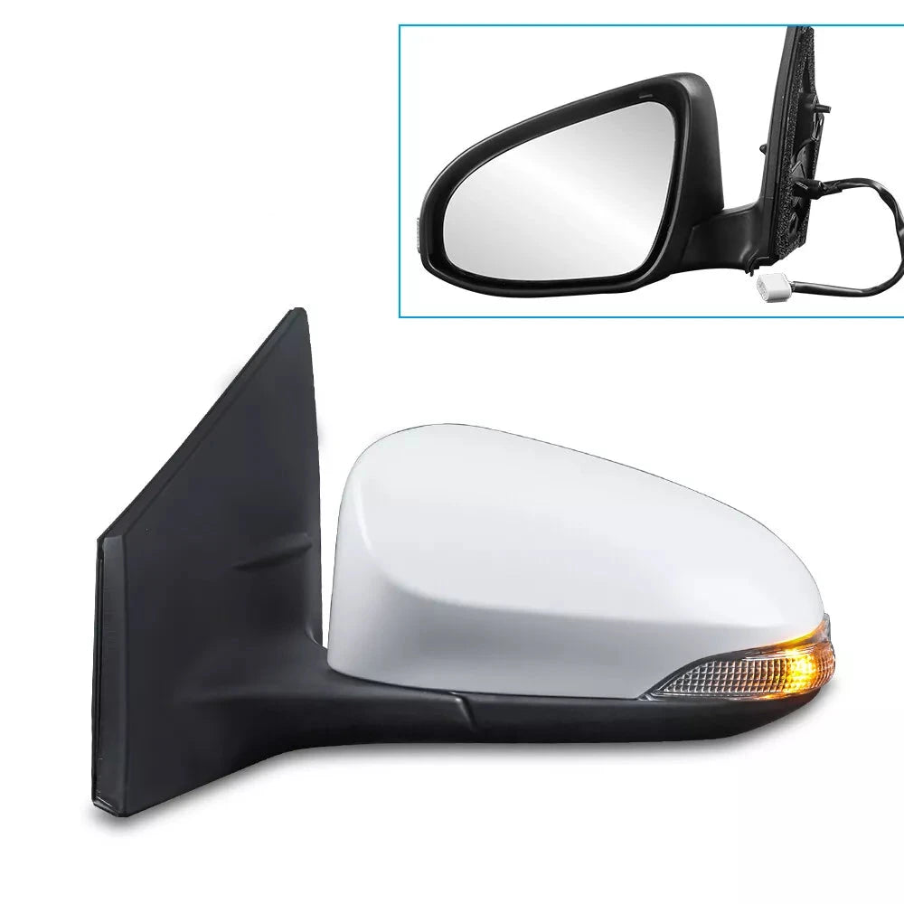 Left Driver Side Mirror Power Heated w/ Turn Signal For 2014-2019 Toyota Corolla