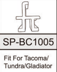 Hard/ Soft Fold Tonneau Cover Slide Mounting Blocks (SP-BC1005) For Tacoma/ Tundra/ Gladiator (Set of 4)