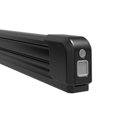 Black Universal Mount Lockable Ski & Snowboard Roof Rack Carriers Cross Bars w/ Keys & Rubber Padding