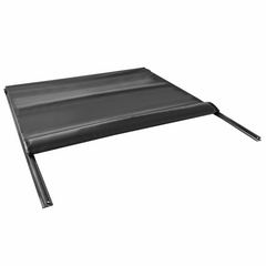 Soft 5FT Roll Up Truck Tonneau Cover For 2005-2015 Toyota Tacoma Bed w/ Factory Deck Rail System