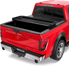 6.8 FT Tri Fold Soft Tonneau Cover For 1999-2016 Ford F250/F350/F450 Super Duty Styleside Truck Bed
